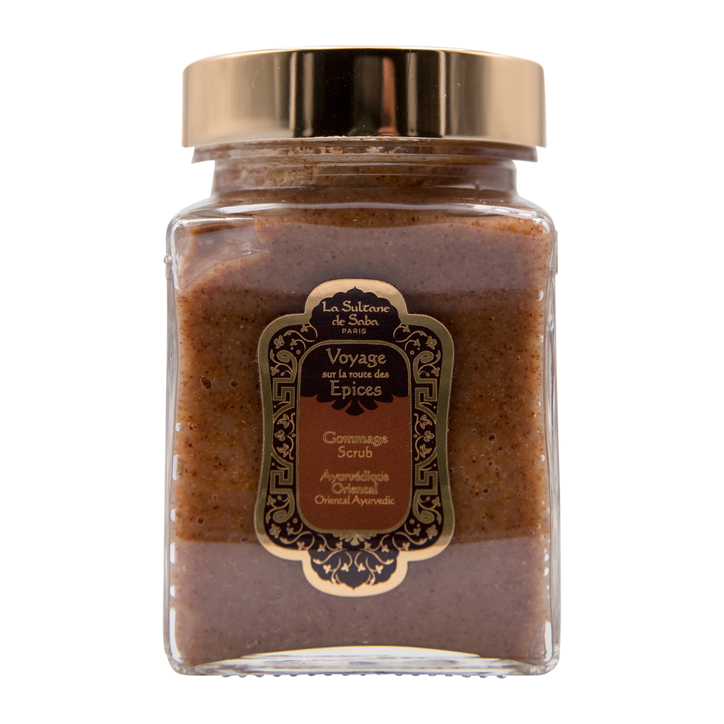 Body Scrub – Ayurvedic Treatment Amber Vanilla Patchouli – Journey to the Spices Route