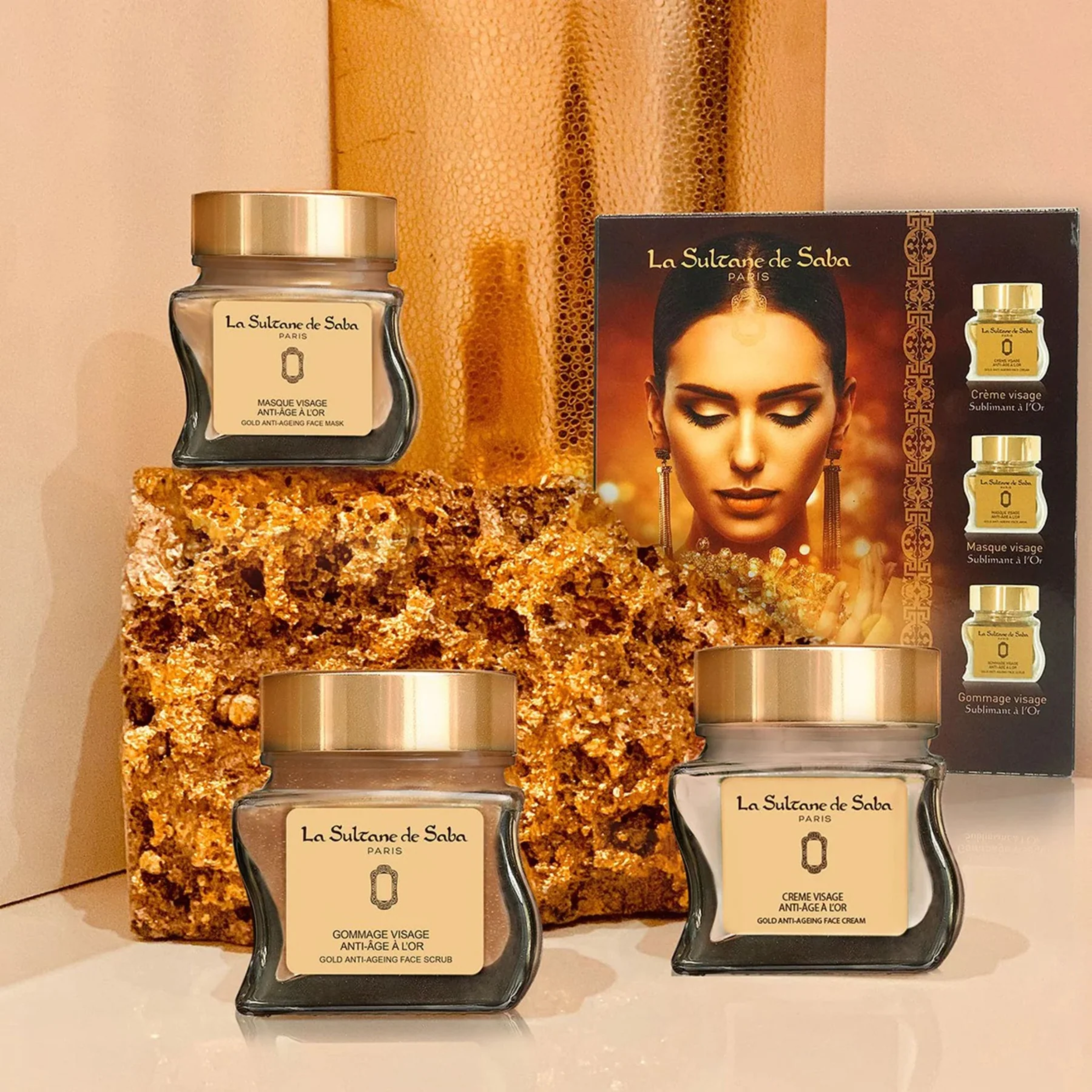 Coffret cadeau Visage - Cèdre doré et patchouli