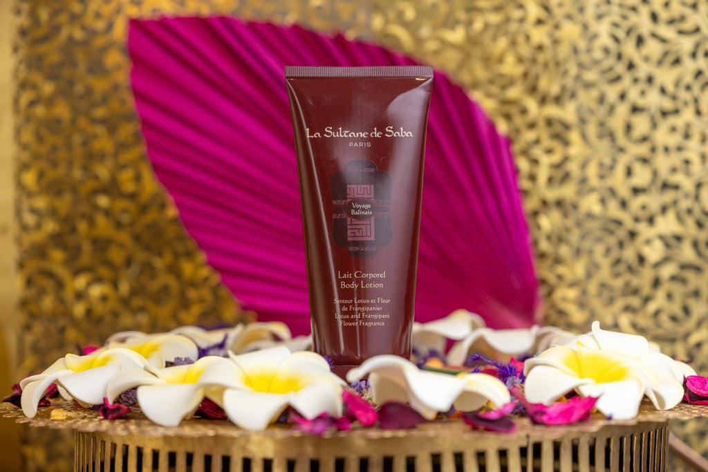 Lait corporel – Lotus et fleur de frangipanier – Voyage à Bali