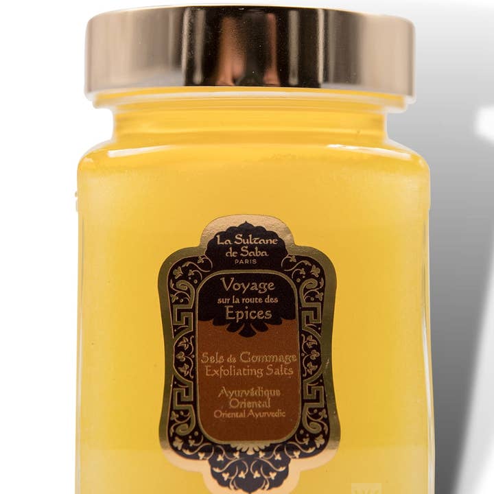 Salt Scrub - Ayurvedic Treatment - Amber Vanilla Patchouli