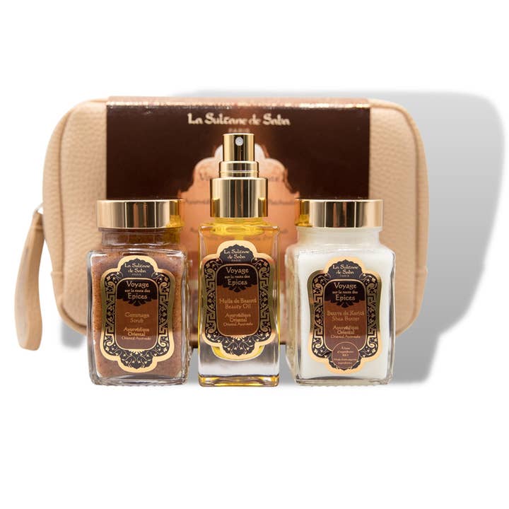 Body Gift Set - Ayurvedic Treatment - Amber Vanilla Patchouli - Journey To the Spices Route