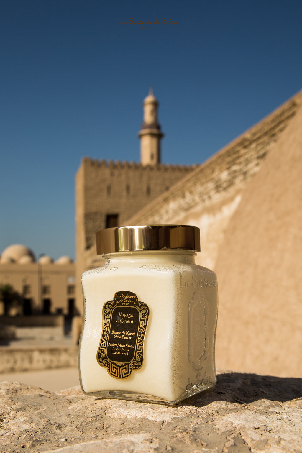 Beurre de karité – Ambre, musc et bois de santal – Voyage en Orient