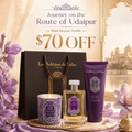Journey on the Route of Udaipur: Musk Incense Vanilla Luxury Gift Set – Body Lotion, Perfume & Candle