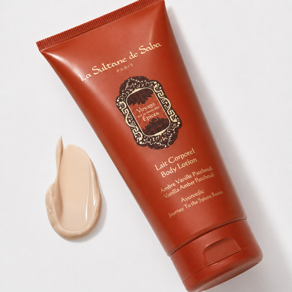 Body Lotion - Ayurvedic Treatment Amber Vanilla Patchouli – Journey To the Spices Route
