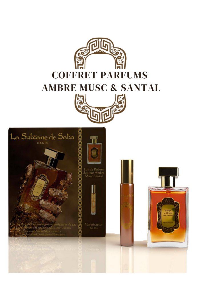 Perfume Gift Set - Amber Musk Sandalwood