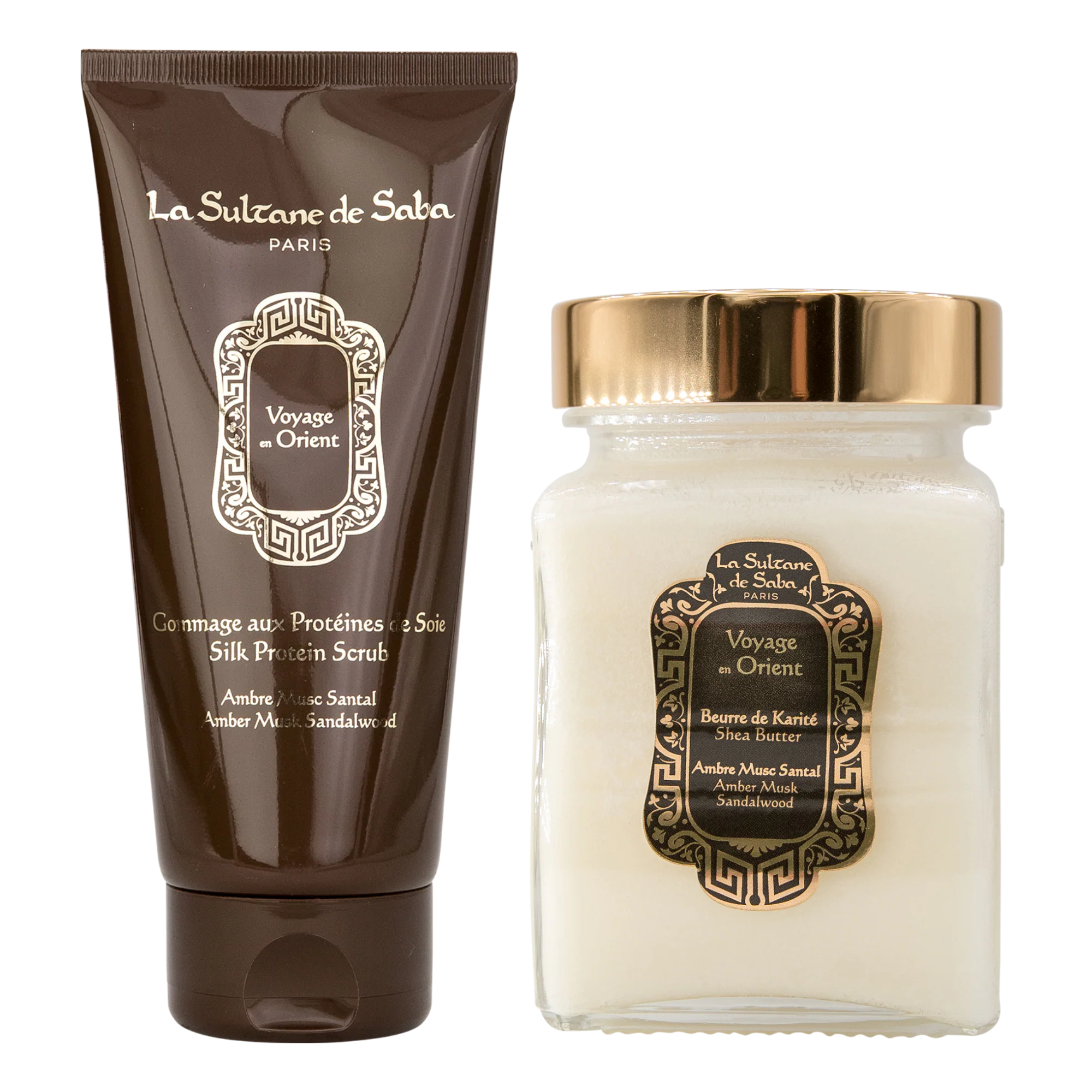 Eastern Journey – Silk Protein Scrub & Shea Butter Ritual Duo