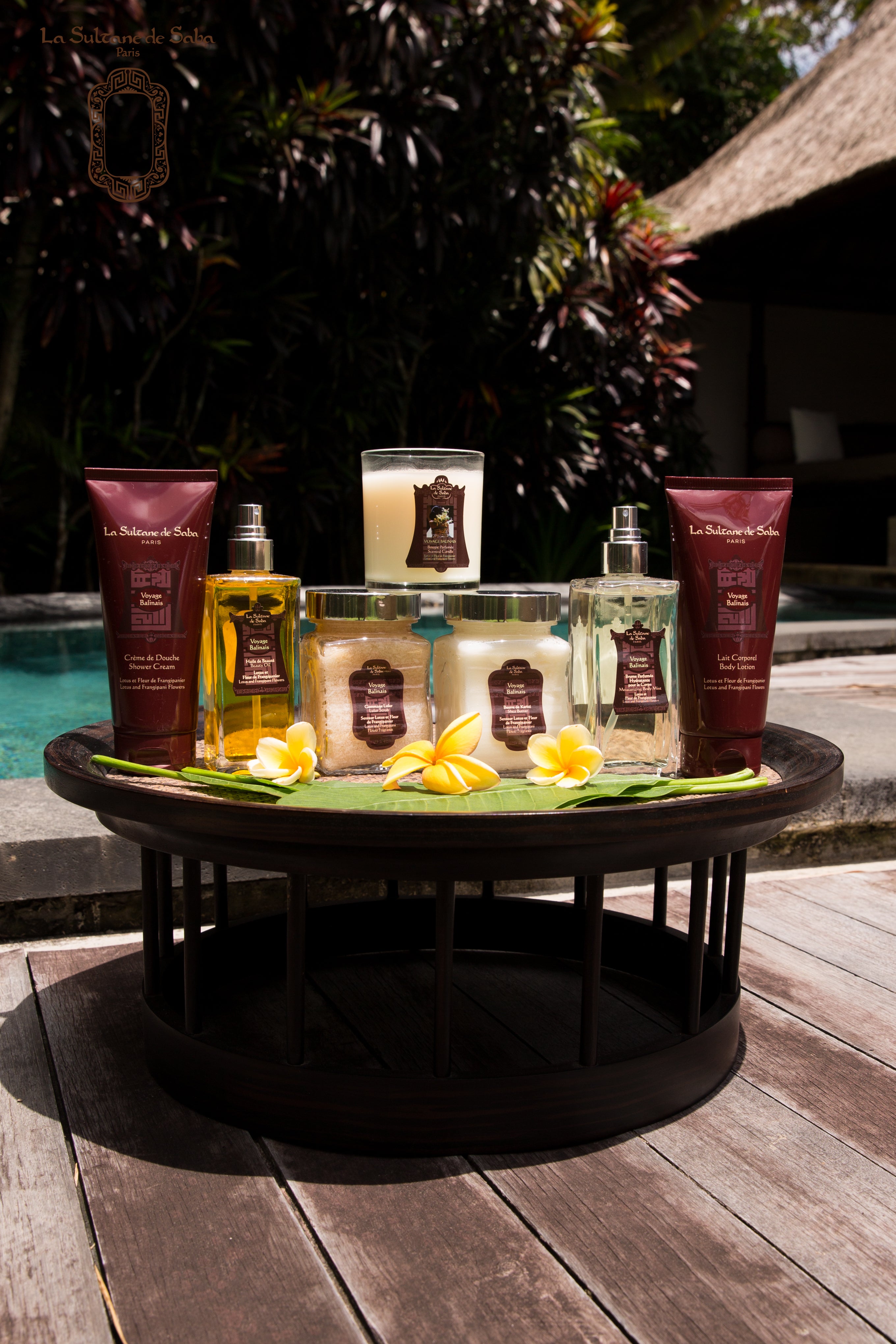 Body Gift Set with Body Mist – Lotus & Frangipani Flower – Journey to Bali
