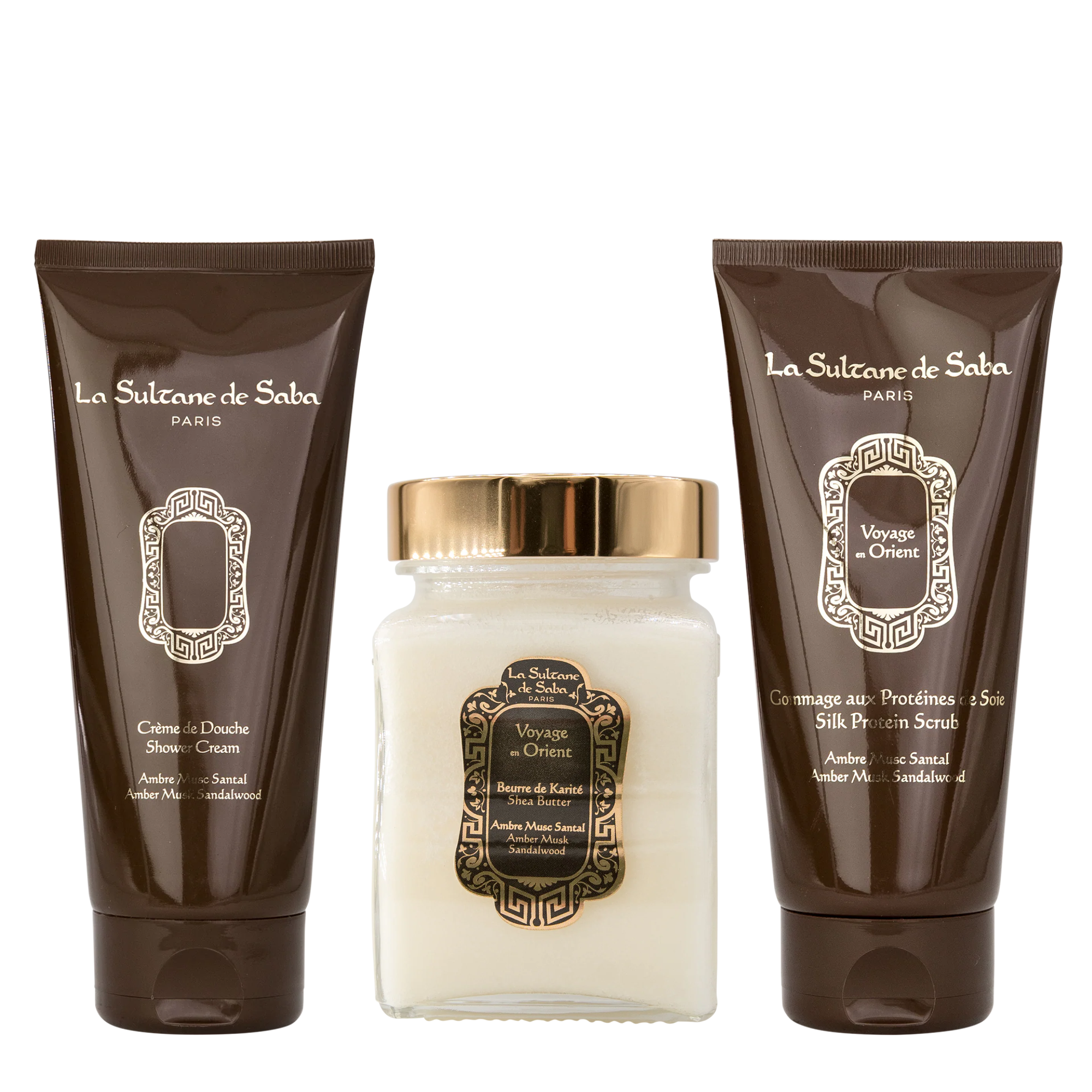 Eastern Journey – Shower Cream, Silk Protein Scrub & Shea Butter Ritual Trio