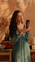 Gommage protéiné de soie - Ambre musc et bois de santal - Voyage oriental