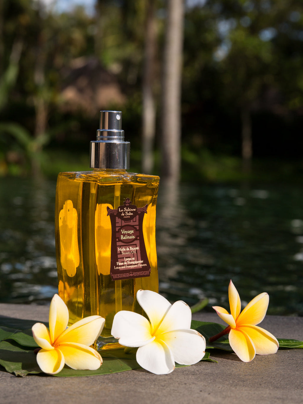 Beauty Oil - Lotus and Frangipani Flowers - Journey to Bali