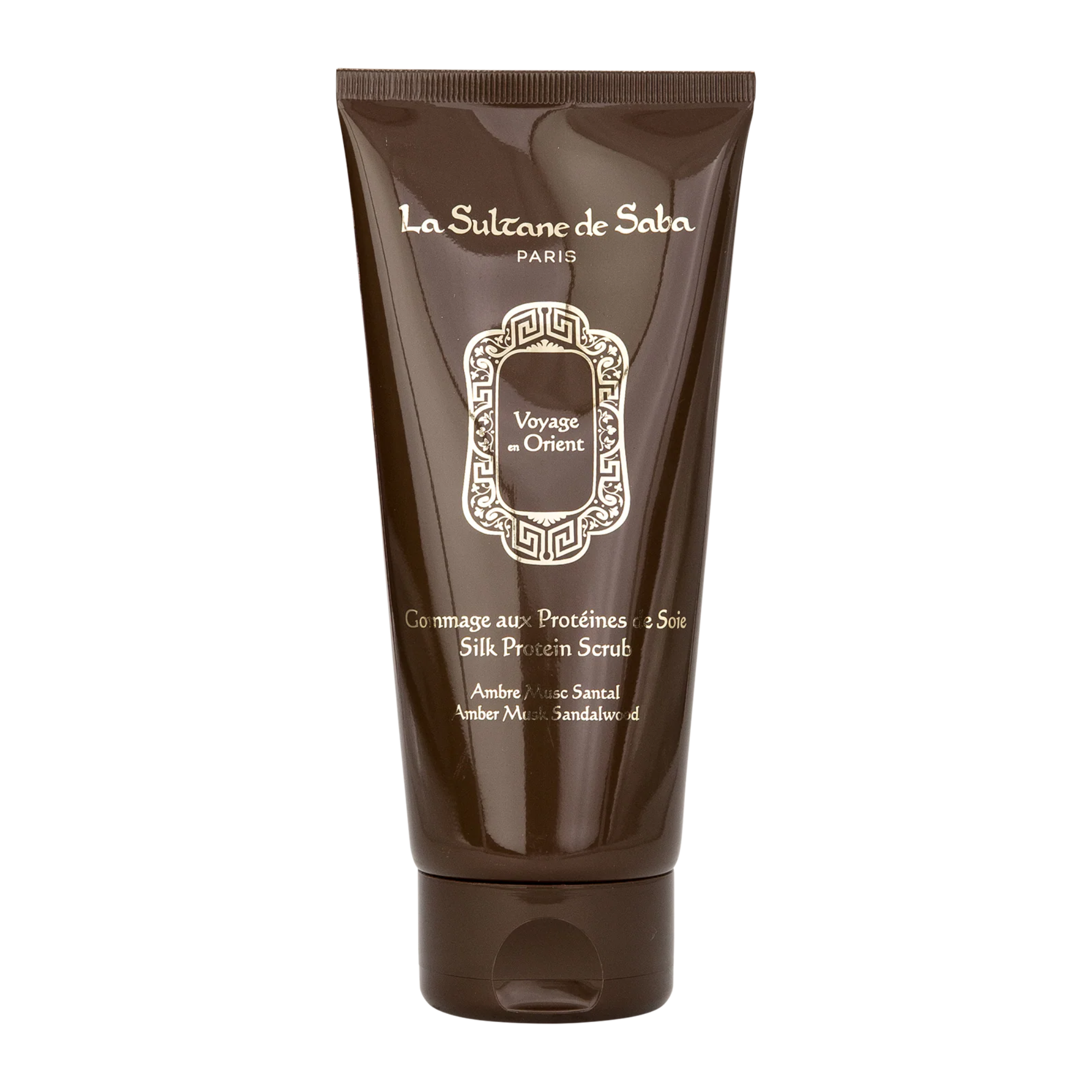 Silk Protein Scrub -  Amber, Musk & Sandalwood – Journey to the Orient