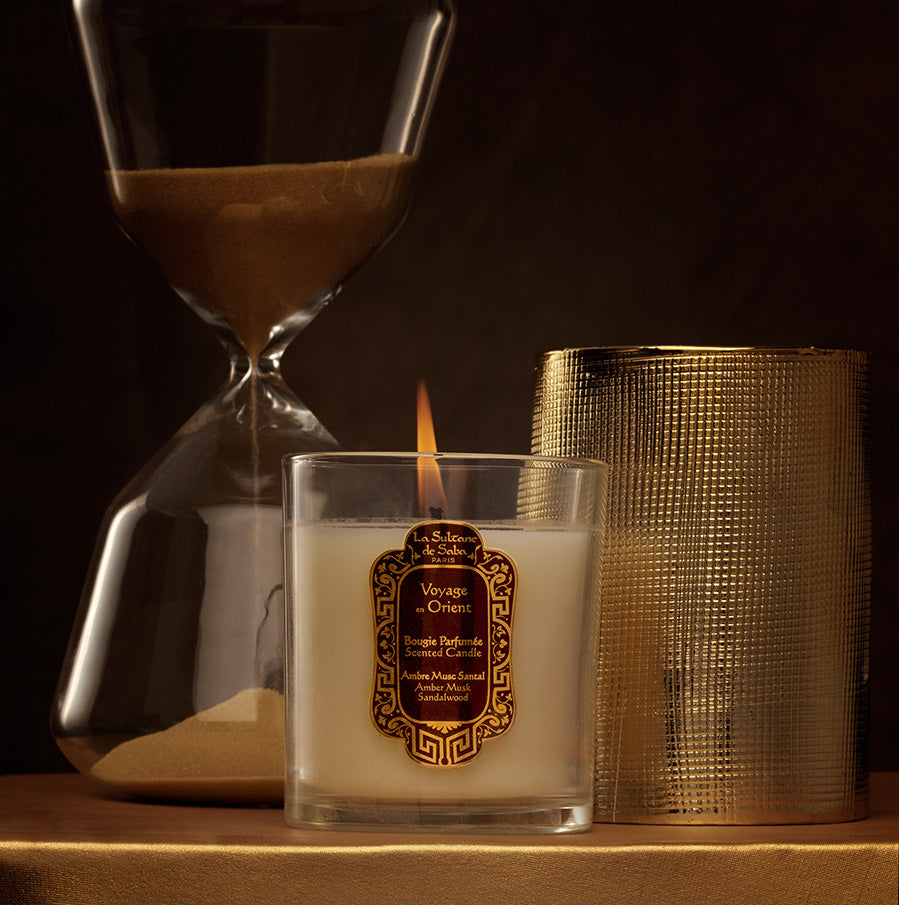 Candle – Amber, Musk & Sandalwood – Journey to the Orient – La