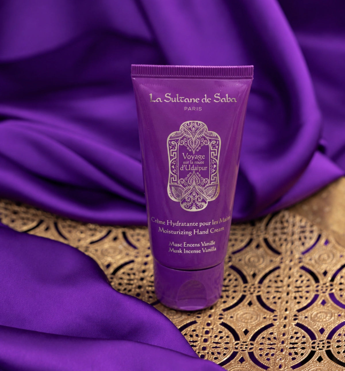 Moisturizing Hand Cream – Musk Incense Vanilla – Journey to the Route of Udaipur — official lifestyle photograph