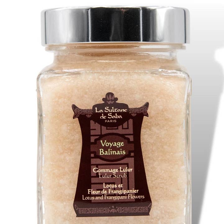 Body Scrub - Lotus and Frangipani Flower