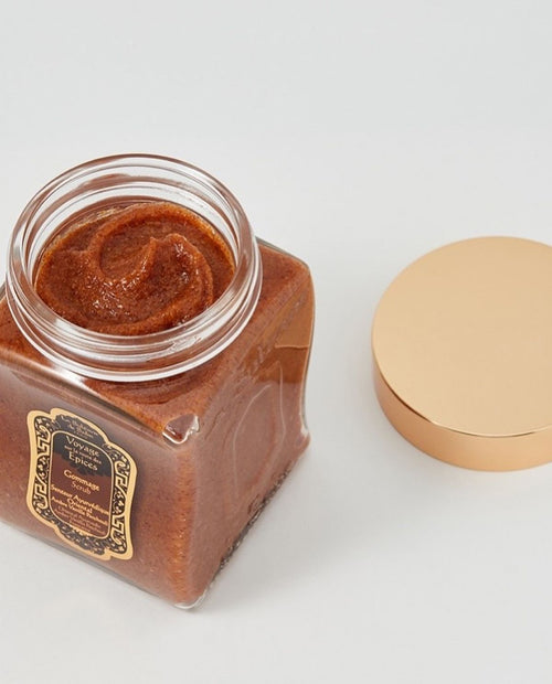 Gommage Corporel – Traitement Ayurvédique Ambre Vanille Patchouli – Voyage sur la Route des Épices