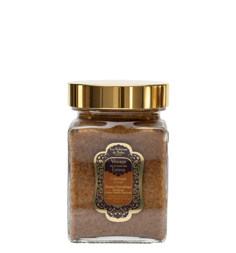 Body Scrub – Ayurvedic Treatment Amber Vanilla Patchouli – Journey to the Spices Route