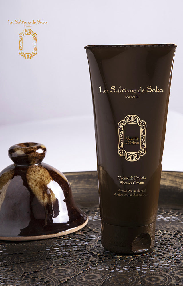 Crème de douche – Ambre Musc Bois de santal – Voyage oriental