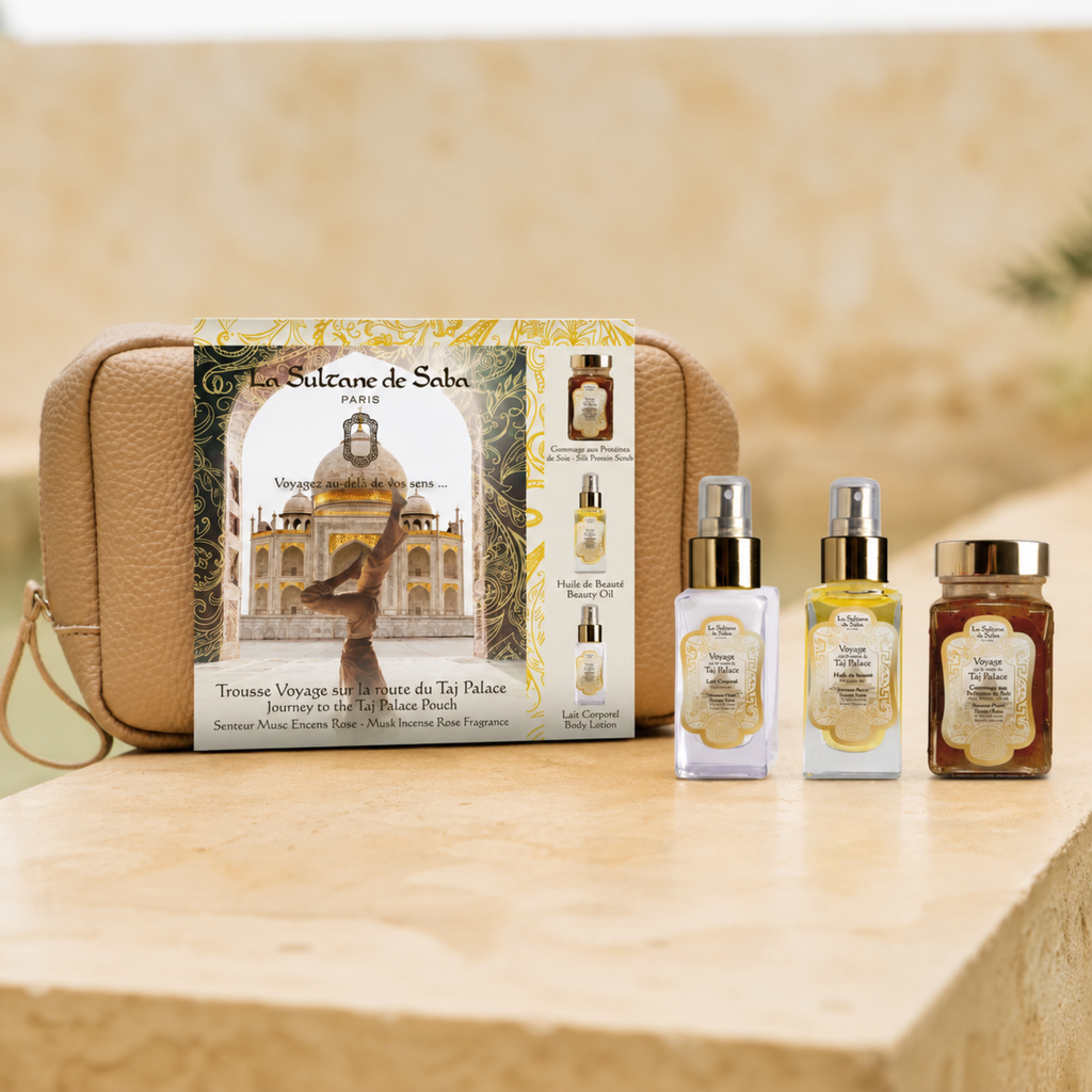 Coffret Cadeau – Voyage sur la Route du Palais du Taj Mahal - Rose Encens Musc