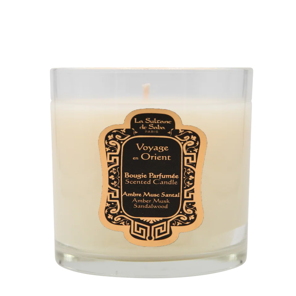 Bougie – Ambre, Musc et Bois de Santal – Voyage en Orient