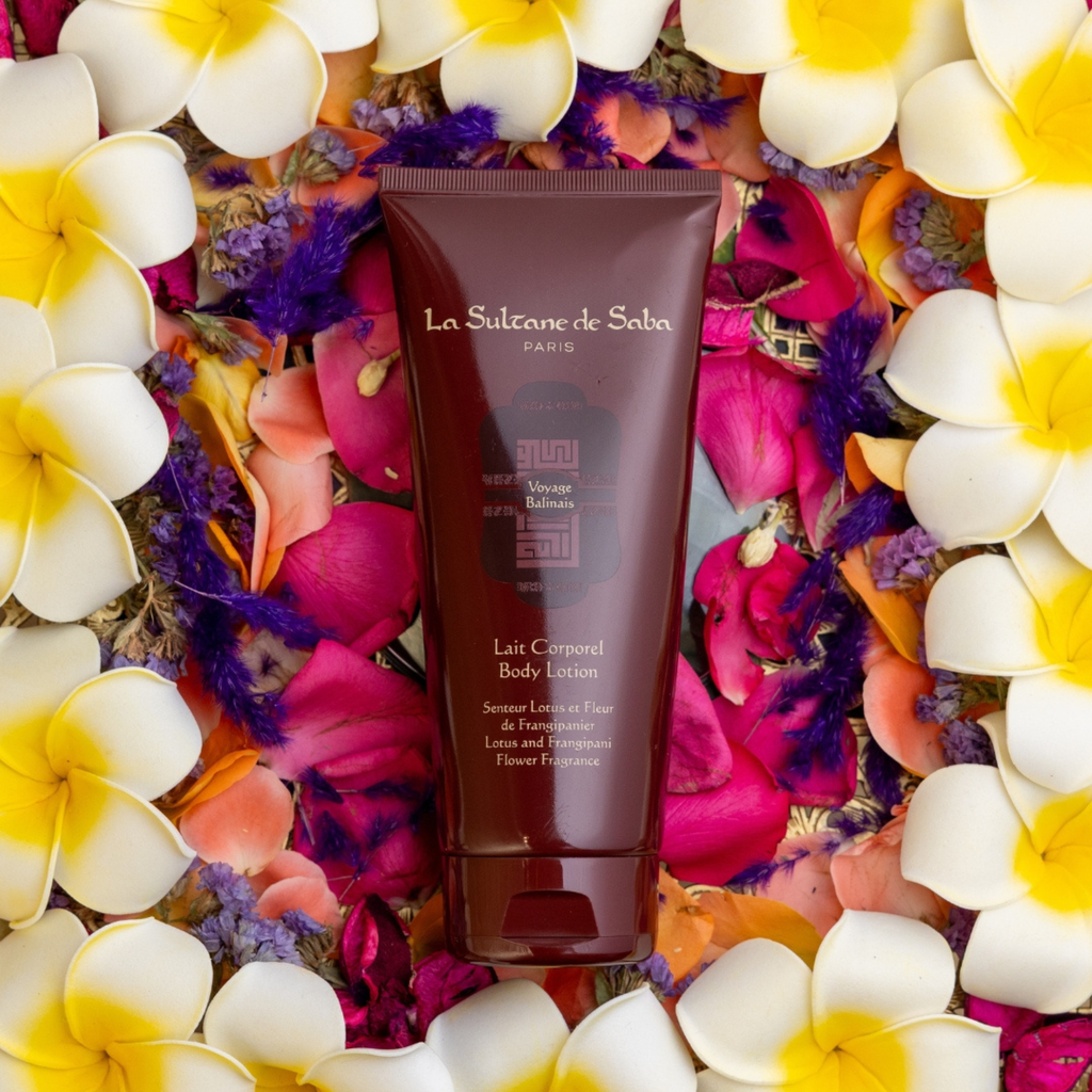 Lait corporel – Lotus et fleur de frangipanier – Voyage à Bali