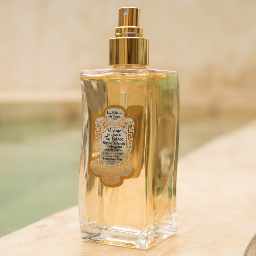 Brume corporelle – Rose, musc et encens – Voyage au palais Taj