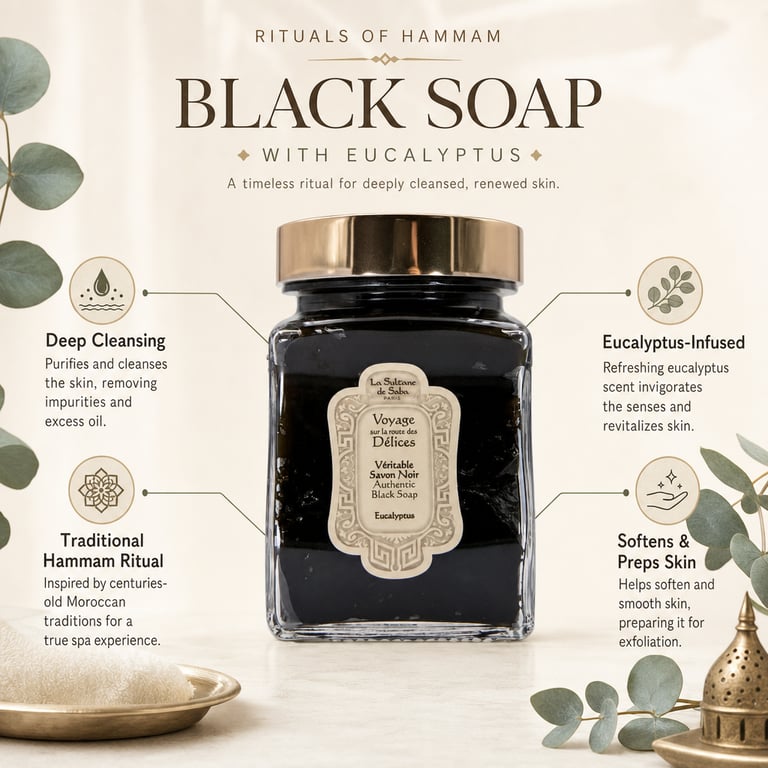 Black Soap with Eucalyptus - Rituals of Hammam