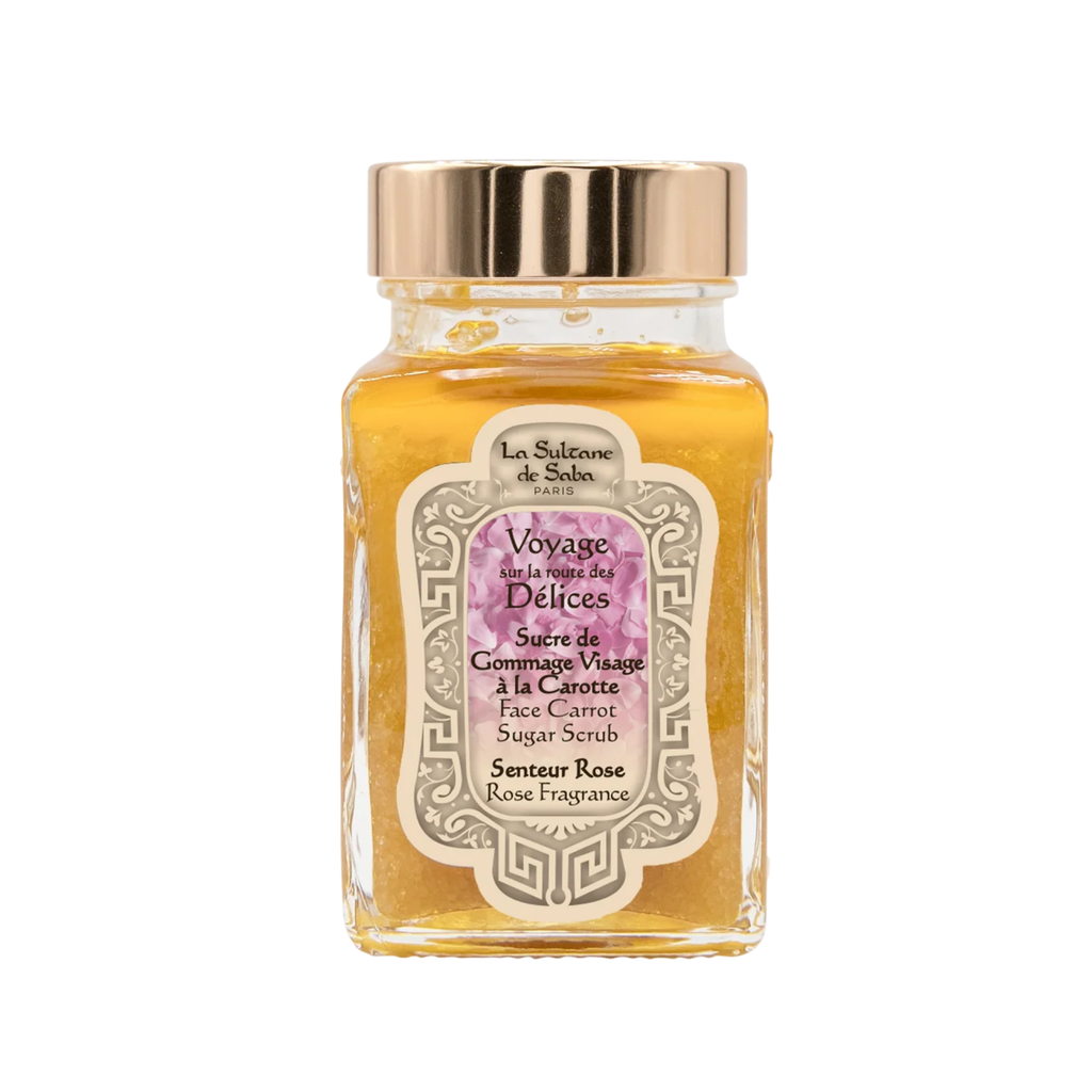 Carrot Sugar Face Scrub – Rose – Journey to the Route of Delights
