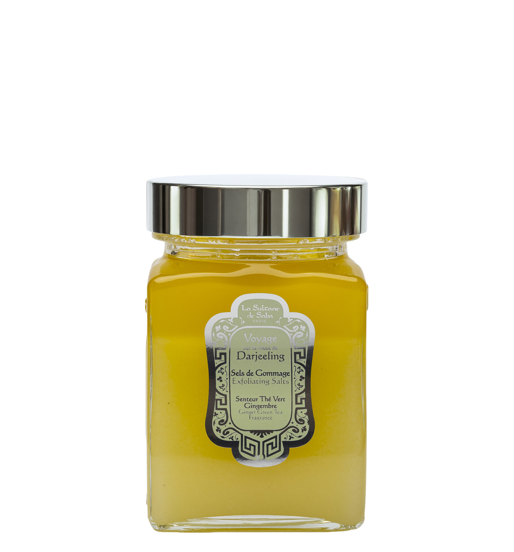 Exfoliating Salts – Ginger Green Tea – Journey To The Route of Darjeeling