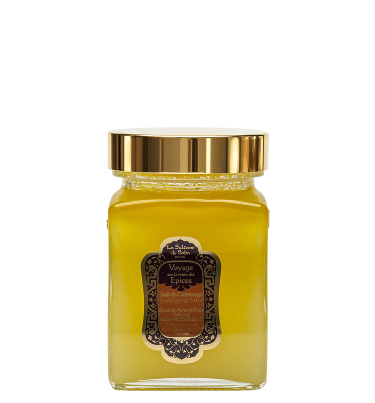 Exfoliating Salts – Ayurvedic Treatment Amber Vanilla Patchouli – Journey to the Spices Route